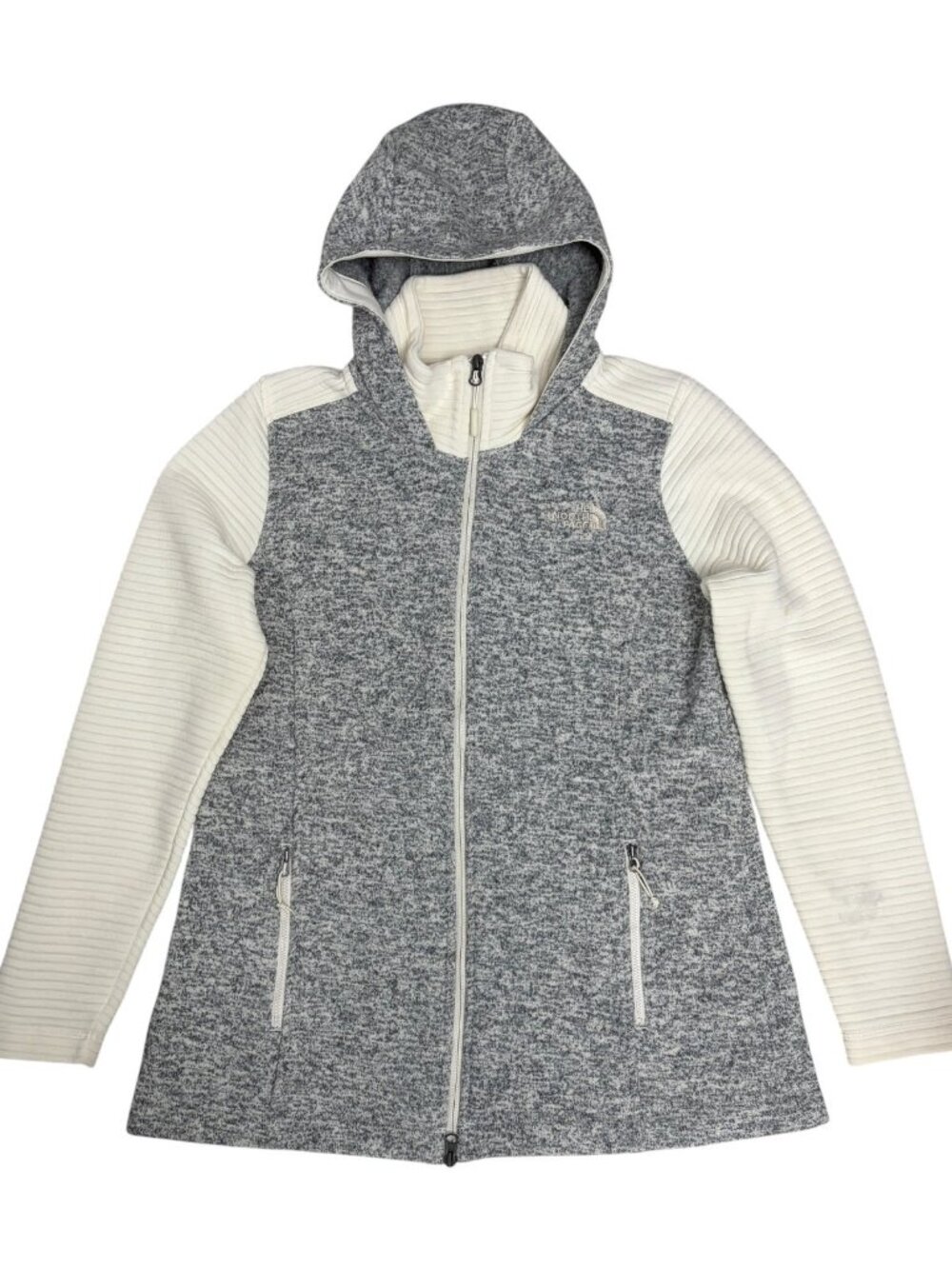 THE NORTH FACE Fleece Jacket Casual Winter Cozy Hoodie Shacket Womens Large
